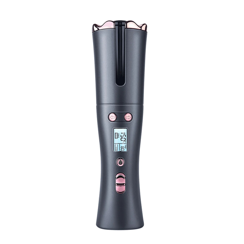 babyliss super Modelador de cachos automático recarregável sem fio USB com visor LCD.