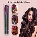 babyliss portátil sem fio de cerâmica profissional com rotação automática,