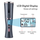 babyliss super Modelador de cachos automático recarregável sem fio USB com visor LCD.