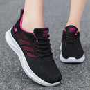 Tênis esportivo feminino, respirável, casual, com sola macia, modelo único, ideal para o outono, com tela respirável e perfeito para corrida.