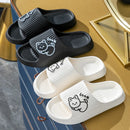 Chinelo de Verão Plataforma Antiderrapante para Banheiro, Casa, Desenho de Urso, Chinelo de Dedo para Praia, Sandálias Chinelo Femininas, Slides para Uso Interno e Externo 2026