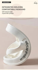 Chinelo feminino de plataforma antiderrapante, cor sólida, para uso interno