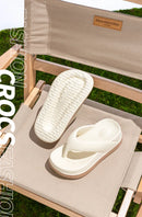 Chinelo feminino, modelo popular, tendência 2026, sandálias casuais de plataforma antiderrapantes para uso externo